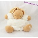 Doudou Ours KALOO fur fourrure bleu ciel 15 cm