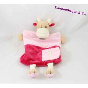 Doudou Hippopotame BABY NAT marionnette alphabet BN909