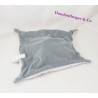 Flaches Kuscheltier Mr zebra LES CHATOUNETS weiß grau Schnullerclip 26 cm