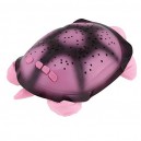 Musical night light turtle pink projections stars baby 27 cm