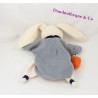 DouDou marionetta coniglietto BLANKIE e società grigio bianco e la sua carota