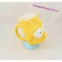 3D Bart Simpsons or Groovy Chick Chrome Finish Wire Egg Cups 3, Bart Simpson