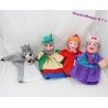 Set of 4 puppets SHOWTIME The Little Red Riding Hood 26 cm