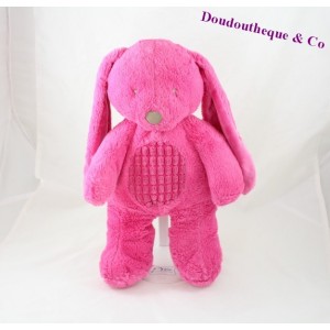 Plush rabbit TEX BABY Carrefour pink 35 cm