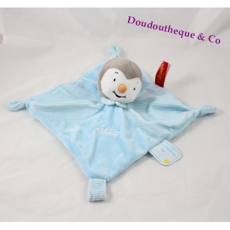 T'choupi NICOTOY light blue comforter tie striped teat