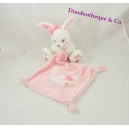 Rabbit handkerchief SIMBA TOYS BENELUX Sweet baby dreams pink 40 cm