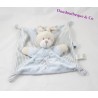 Doudou plat lapin SIMBA TOYS BENELUX bleu Laline étoiles Nicotoy 25 cm