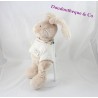 Rabbit plush toy MOULIN ROTY Basil and Lola beige 32 cm