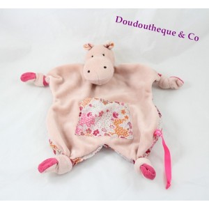 Hippopotamus dish DPAM From the Same to the same pink flowers