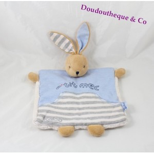 Doudou flach hase KALOO P Kerl Blue Denim