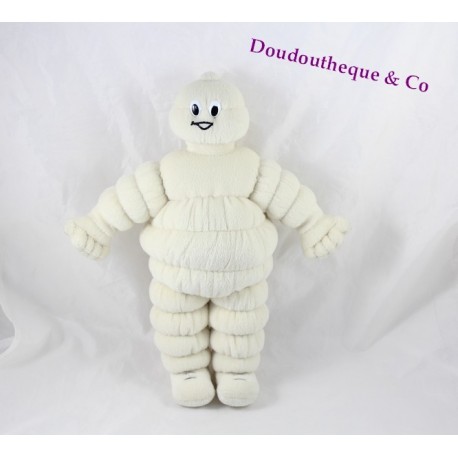 Bidendum peluche pubblicità Michelin RAYNAUD la piccola Maria bianco panna vintage cm 34