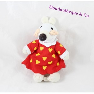 Peluche Mimi la Souris CROCODILE CREEK robe rouge Maisy Lucy Cousins 1996