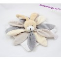 Doudou flaches Kaninchen KUSCHELTIER UND FIRMA Sammler taupe und beige Blütenblatt DC2792 21 cm