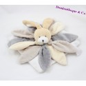 Doudou flat rabbit CUDDLY TOY AND COMPANY Collector taupe and beige petal DC2792 21 cm