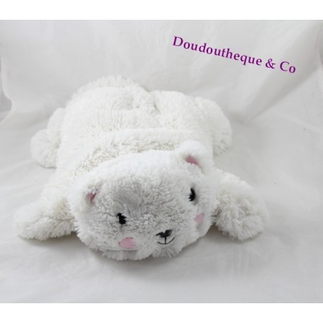 Plüsch Katze ETAM Bereich Pyjamas Don heißes Wasser Flasche weiß 39 cm Plüsch Katze ETAM Bereich Pyjamas Don heißes Wasser Flasche weiß 39 cm