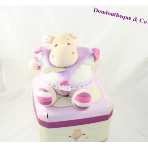 Peluche doudou Ours blanc Papou DOUDOU ET COMPAGNIE Les z'amigolo