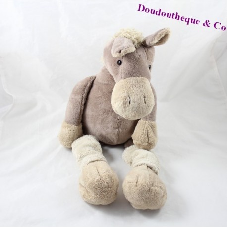 Plush horse HISTOIRE D'OURS Donkey brown Plush horse HISTOIRE D'OURS Donkey brown