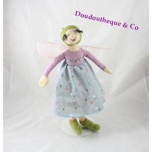 IKEA Silvertarn Fairy Doll Plüsch Grün Lila Blau 35 cm