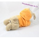 Musikalischer Plüschhund NICOTOY Pullover orange Kapuze 26 cm