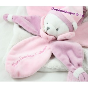 Doudou flachen Bär KUSCHELDECKE und Firma Collector Pink ich liebe meine Kuscheldecke