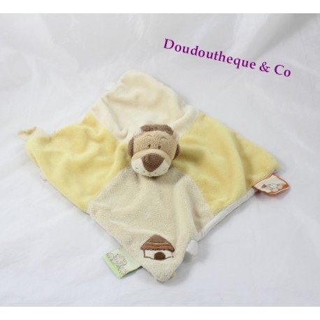 Doudou Flachlöwe NOUKIE'S Hippoum Baboum und Zamba gelb beige Doudou Flachlöwe NOUKIE'S Hippoum Baboum und Zamba gelb beige