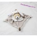 Doudou Flachbär DOUDOU UND COMPAGNY Beige weiche Softie Samen 18 cm