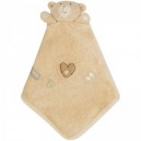 Teddy bear NATURES PUREST Organic square beige brown 39 cm