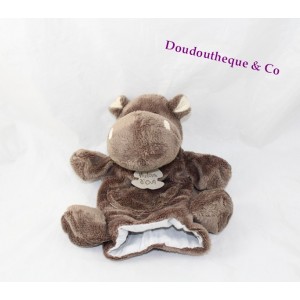 Doudou marionnette Hippopotame HISTOIRE D'OURS