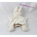 Doudou conejo títere DOUDOU AND COMPANY algodón blanco orgánico