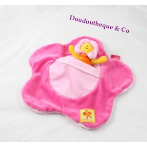 Doudou flach Bibi MOULIN ROTY Louna Biene rose Blumentasche 27 cm