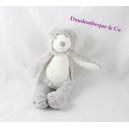 Plush rattle bear MOULIN ROTY The band with Basil gray 22 cm