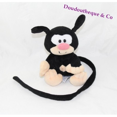 Schwarzes Babytuch Marsupilami AJENA NOUNOURS 16 cm sitzend Schwarzes Babytuch Marsupilami AJENA NOUNOURS 16 cm sitzend