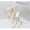 Elefante peluche PRIMARK EARLY DAYS fazzoletto bianco crema 45 cm