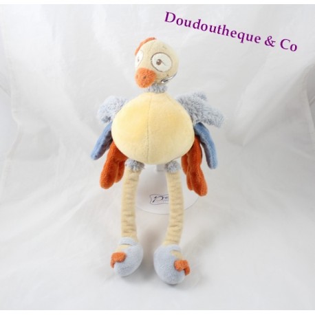 Doudou marionnette Autruche NOUKIE'S Collection Australia oiseau Doudou marionnette Autruche NOUKIE'S Collection Australia oiseau