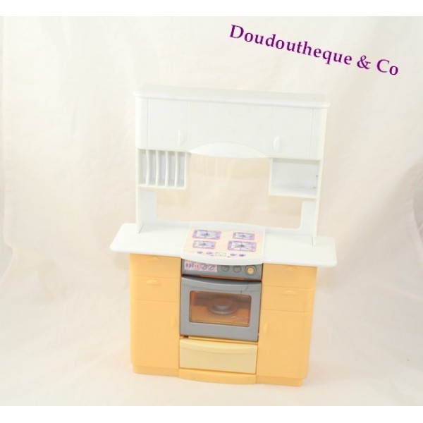 Cucina giocattolo vintage Barbie MATTEL giallo bianco 1999 - SOS doudou