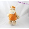 Peluche musical Zamba NOUKIE'S orange et beige 25 cm