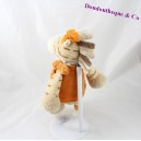 Peluche musical Zamba NOUKIE'S orange et beige 25 cm