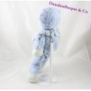 Doudou DOUDOU und Firma Bären Bonbon trägt blau lange Beine 37 cm