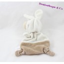 Doudou Teller Bär verkleidet als Kaninchen ZANNIER GRAIN DE BLE weiß / braun