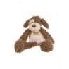 Stuffed dog HISTORY OF BEAR Vagabond brown ecru HO2077 38 cm
