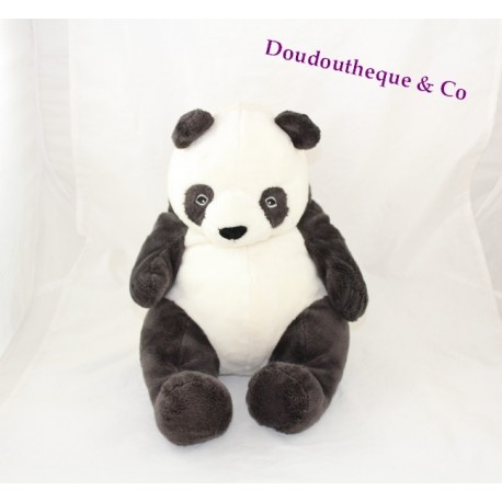 Panda de felpa IKEA Klappar negro blanco 32 cm sentado