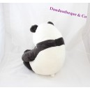 Panda de felpa IKEA Klappar negro blanco 32 cm sentado