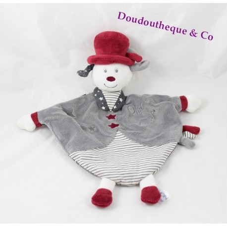 Olaf dog flat capless SAUTHON Faustine and Olaf gray red 33 cm