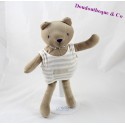 Teddy bear SUCRE D'ORGE brown