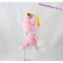 Peluche princesse Peach SUPER MARIO Nintendo déguisée en chat rose 24 cm