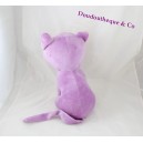 Peluche chat SAILOR MOON mauve 30 cm manga dessin animé