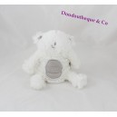 Teddy bear Frilox ORCHESTRA grey white corners ORC 17 cm
