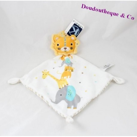 Doudou plat lion SIMBA TOYS éléphant girafe orange 32 cm Doudou plat lion SIMBA TOYS éléphant girafe orange 32 cm