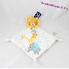 Doudou plat lion SIMBA TOYS éléphant girafe orange 32 cm