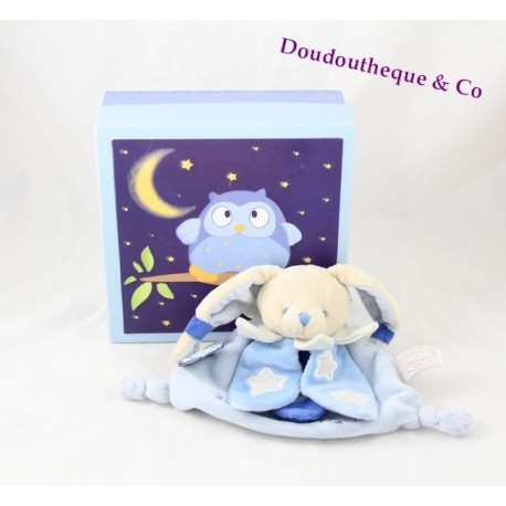 Doudou DOUDOU und Firma Eule Hase leuchtet es blau leuchtende Doudou DOUDOU und Firma Eule Hase leuchtet es blau leuchtende
